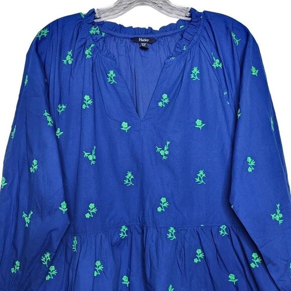 NEW Hatley Maddy Popover Dress Embroidered Flowers Size Small - Picture 3 of 12